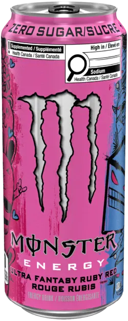 Monster Ultra Zero Sugar Fantasy Ruby Red